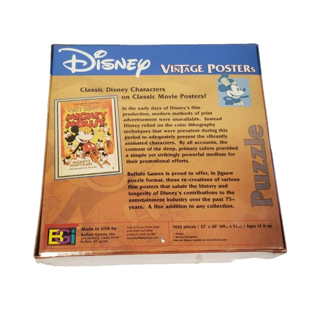 Disney Photomosaics Tigger & Winnie The Pooh Puzzle Lot of 2 New (W4)